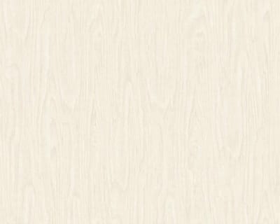 HOUTMOTIEF BEHANG - Beige Creme - Industrieel behang - AS Creation Versace 4