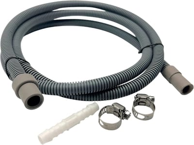 Fixem afvoer verlengslang droger 1,5m universeel, geschikt voor condensdroger, droogkast, warmtepompdroger, wasdroger - afvoerslang 8mm of 10mm gat - knikvrij airco slang - Ook geschikt voor airco - Geschikt voor alle merken