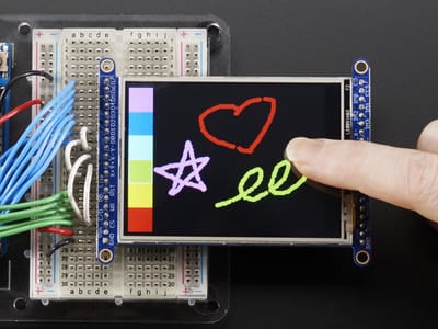 2.8 inch TFT LCD with Touchscreen w/MicroSD Adafruit 1770
