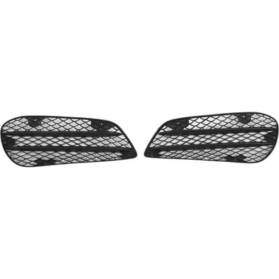 1 Paar Links Rechts Zwart Voorbumper Mistlamp Grille Vervanging voor MercedesBenz EClass W212 AMGLine 20132015 gray
