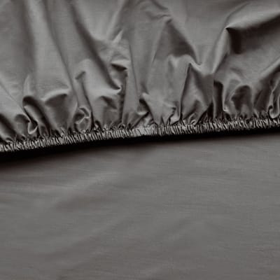 Kayori Kiyo Topper Hoeslaken Tencel - 80-90x200cm - Rondom Elastiek - Verkoelend - Antracite