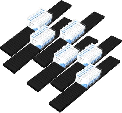 Houten naambadgehouder set van 6 - Organiser voor ID-badges en naamkaartjes - Perfect voor kantoor en school