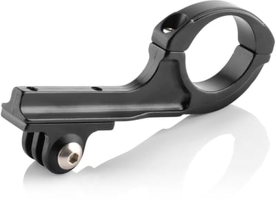 MOJOGEAR Fiets Stuurmount voor GoPro metaal - Voor diameter 2,7 tot 3,5 cm dik - Ook geschikt voor smartphone - Rubberen stuurbescherming - Zwart