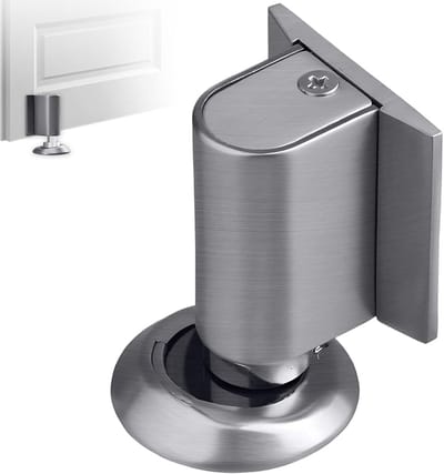 Verstelbare Magnetische Deurstopper, Zelfklevend en Inclusief Schroeven, Eenvoudige Installatie voor Vloeren en Deuren, Duurzaam Aluminium Alloy