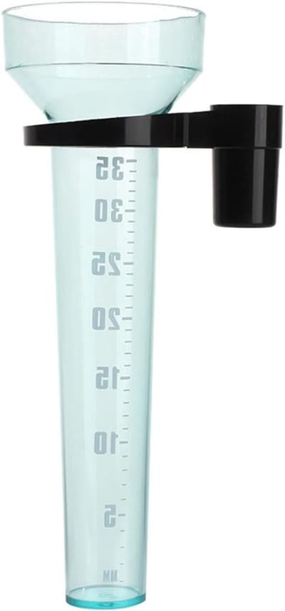 Regenmeter Kunststof - Regenmeterbeker Buiten - Nauwkeurig Meten - Duidelijke Markeringen - 35 mm Capaciteit - Lichtgroen