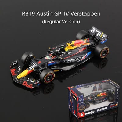 Bburago 1:43 Verstappen F1 Modèle de Voiture en Alliage Red Bull Racing Rb16B Rb19 Rb20 Rb21 Jouet Statique Moulé sous Pression