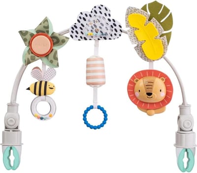 Arch Activity Pram Arch with 3 Hanging Toys - Suitable for Babies, Infants, and Toddlers