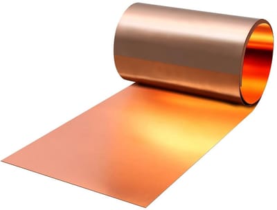 Zelfklevende Koperfolie Rol 1000x150mm 0.3mm Dik - 99.9% Puur Koper voor Elektronica en Klusprojecten