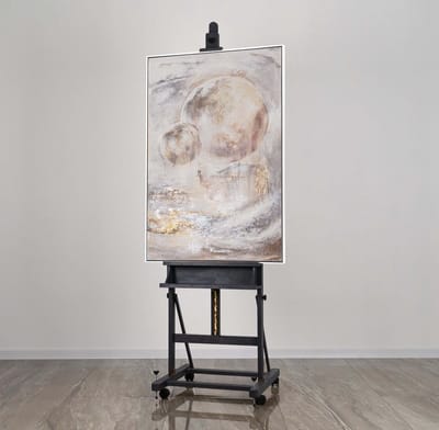 Canvas schilderij 120x80 cm handgeschilderd sterrenverbinding kosmisch – YS-Art Gallery – Mysterieuze wanddecoratie voor woonkamer – Modern schilderij voor hal