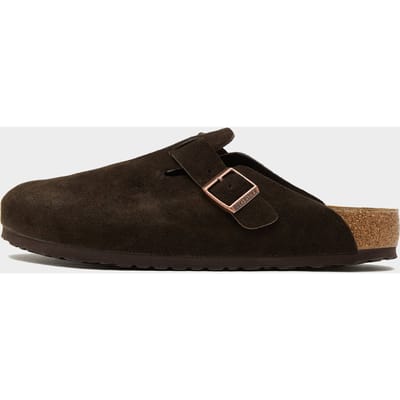 Birkenstock Boston Suede Leather Bruin