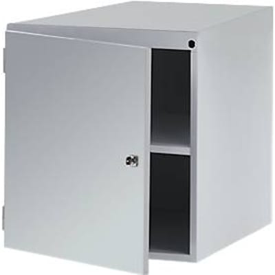 Manuflex onderbouw met schuifladen, voor werkbank Profi diepte 700 mm, aluminium zilver
