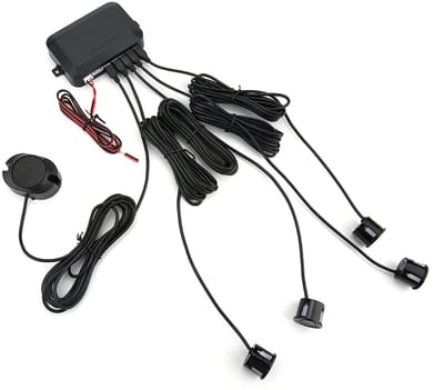 Allecto - Parkeersensorkit - Achteruitrijsensoren - Eenvoudige installatie - 8 Sensoren - Waarschuwingsgeluid - 12V - Geschikt voor auto