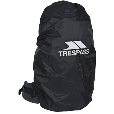 Trespass Regenwaterdichte Rugzak/Rugzakhoes (Zwart)