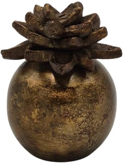 Urnenspecialist® - Urn Lotus - Bloemen Urn - As verwerking - As - Antiek Goud - Gold - 25ML