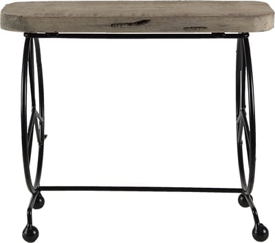 Clayre & Eef Plantentafeltje 26x16x22 cm Bruin Hout