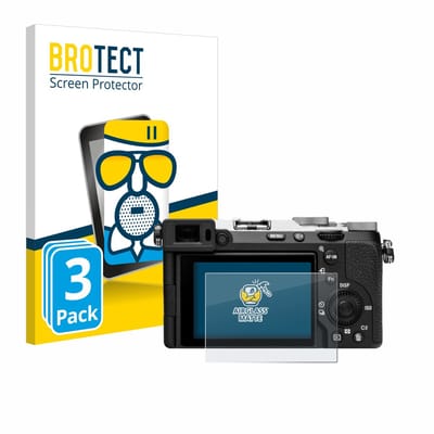 BROTECT - Screenprotector voor Sony Alpha 7C II (ILCE-7CM2) - Folie Beschermfolie Beschermglas matte 3 Stuks