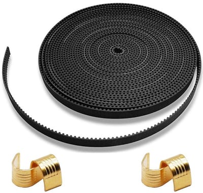 Dailygoods- Tandriem 5m - Open Distributieriem 2Gt 6mm - Koperen