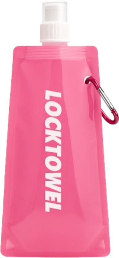 Opvouwbare WaterFles - Roze - LockTowel