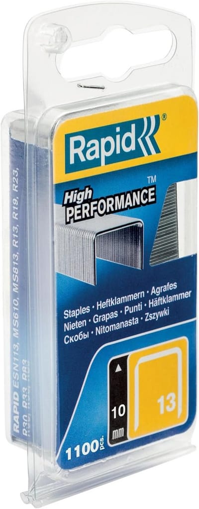 1.100 stuks 10 mm Tackerstaples Type 13 - Dun Draadstaal voor Hout en Doek