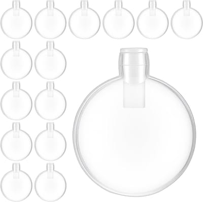 Piepers voor Hondenspeelgoed - Geluidinzetstukken Vervanging - Speelgoed Repareren - Luid en Helder Geluid - 15 Stuks 40mm - Transparant