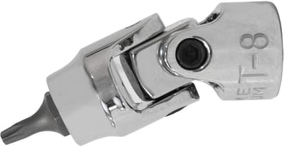 SW-Stahl 04462-T8 schroevendraaierbit, 1/4 I T-profiel I T8 I met scharnier I schroevendraaierbit voor Torx I zeskantinzet