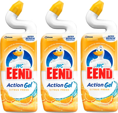 Wc Eend Citrus toilet reiniger 3 x 750ml