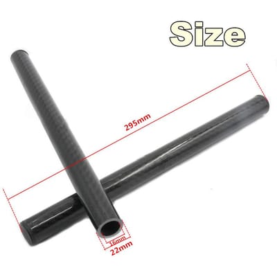 1 paar koolstofvezel 22 mm 7/8  clip op stuur motorfiets stuur handvatten buis gray