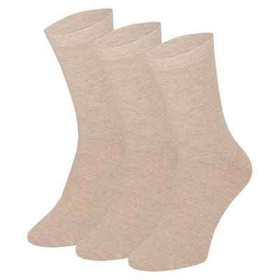 Katoenen herensokken - Licht beige - 40/46