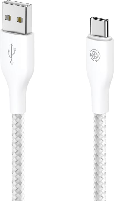 USB naar USB C Kabel 2 Meter - Fast Charge - USB-C Oplader Kabel - Geschikt voor Samsung Kabel - Wit