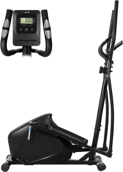 RONN® Crosstrainer - Crosstrainer Fitness - Hometrainer - Zwart - 110cm x 66cm x 160cm