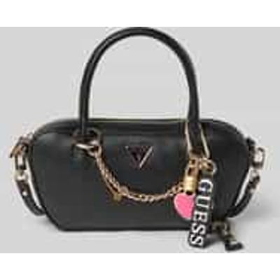 GUESS handtas schoudertas Davina Satchel Black zwart