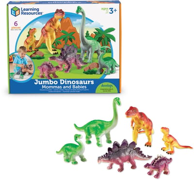 Learning Resources Jumbo Dinosaurussen - Mama's en Baby's - Speelfiguren - 3+