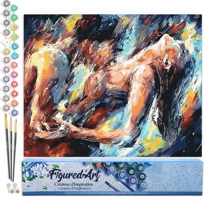 Figured'Art Schilderen op Nummer Volwassenen - Canvas kit 40x50cm zonder frame