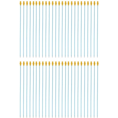 50 stuks Hond Kunstmatige Inseminatie Staven Wegwerp PVC Hond Fok Katheterbuis 15.7in Blauw