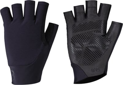 BBB Cycling Course - Fietshandschoenen Zomer - 10 - 25 °C - Ultradun & Antislip - Comfortabel en Ademend Materiaal - Wielrenhandschoenen Heren & Dames - Zwart - S - BBW-62