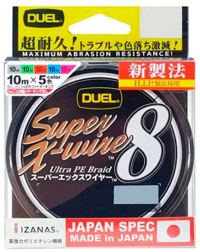 Duel Super X-wire 8 Gevlochten Vislijn 150 M Zwart 0.150 mm