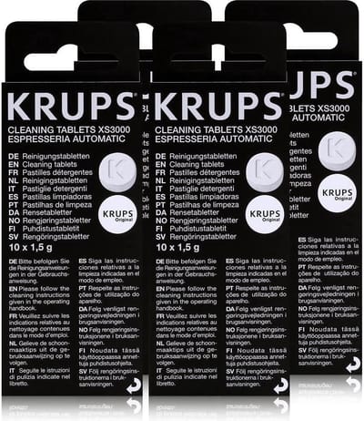 4x Krups Reinigingstabletten (10st.) XS3000