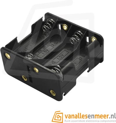 Batterij houder 8x AA