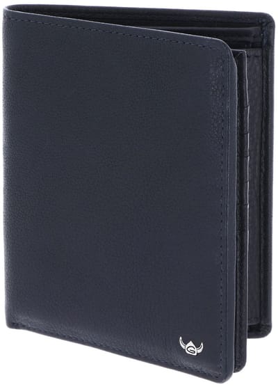 Golden Head Leren portemonnee Capri RFID Protect Kombischeintasche 1230 Blau donkerblauw