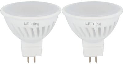LED line PRIME LED Spot GU5.3 MR16 - 5W (vervangt 50W) - 600lm - Ø50mm - 12V - Energiezuinig - 2 stuks