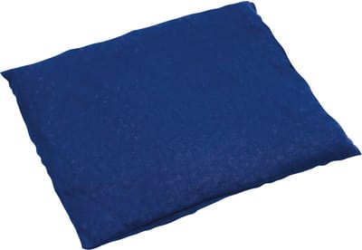 Sundo Kersenpitkussen 20 × 30 cm - Warmtekussen en koud kompres met katoenen hoes - Blauw