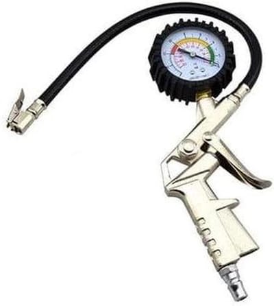 Bandenspanningsmeter - Bandenspanning Test - Auto Onderhoud - Schokbestendige Hoes - 101 mm Nozzle - Zwart