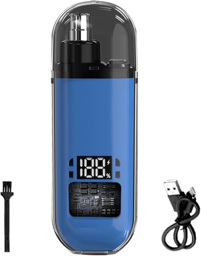Neus en Oor Trimmer - Gezichtshaar Trimmer - Gezichtsverzorging - Huidvriendelijke Trimkop - 1 Stuk - Blauw