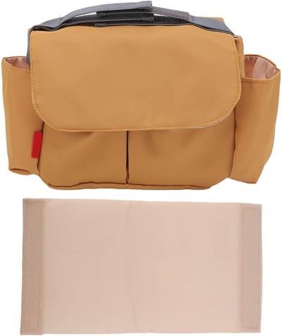 Kinderwagen Organizer - Baby tas - Baby spullen - Waterdicht nylon - Grote capaciteit - Geel