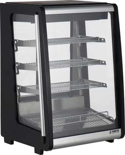 SARO Koelvitrine ALBA – 129L Koeltoonbank met LED & 3 Glazen Planken – Voor Horeca & Bakkerij