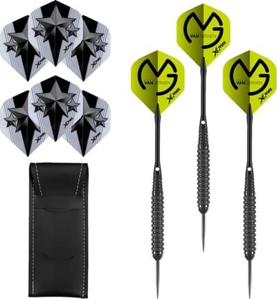 Darts Set Michael van Gerwen Mavaza – dartpijlen – dart shafts – dart flights – dartpijlen 24 gram