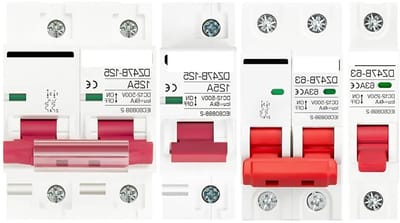 Stroomonderbreker - Zekering - Elektrische Beveiliging - DC 12V-500V - 1P 16A - Wit