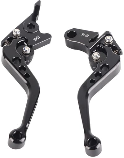 Dailygoods- Remhendel Verstelbaar - Koppelingshendel - Aluminiumlegering - Geschikt voor Grom MSX125 2013-2018 - Zwart - Slijtvast en duurzaam - Motorfiets Hendel