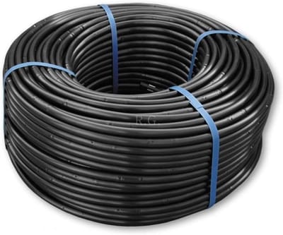 Druppelslang Tuin - Irrigatie Buis - Planten Water Geven - Zelfsluitende Druppelaars - 16mm 100 Meter - Zwart