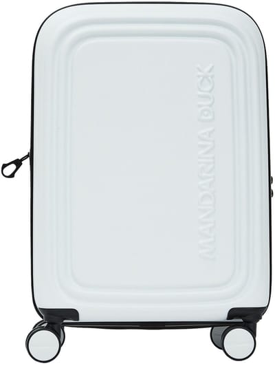 MANDARINA DUCK trolley Logoduck + Expandable Trolley Blanc wit 55cm